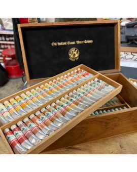 OLD HOLLAND - Coffret bois 160 tubes d'aquarelle extra-fine