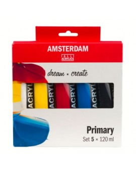 Acrylique Amsterdam Standard Set primaire 5 x 120 ml