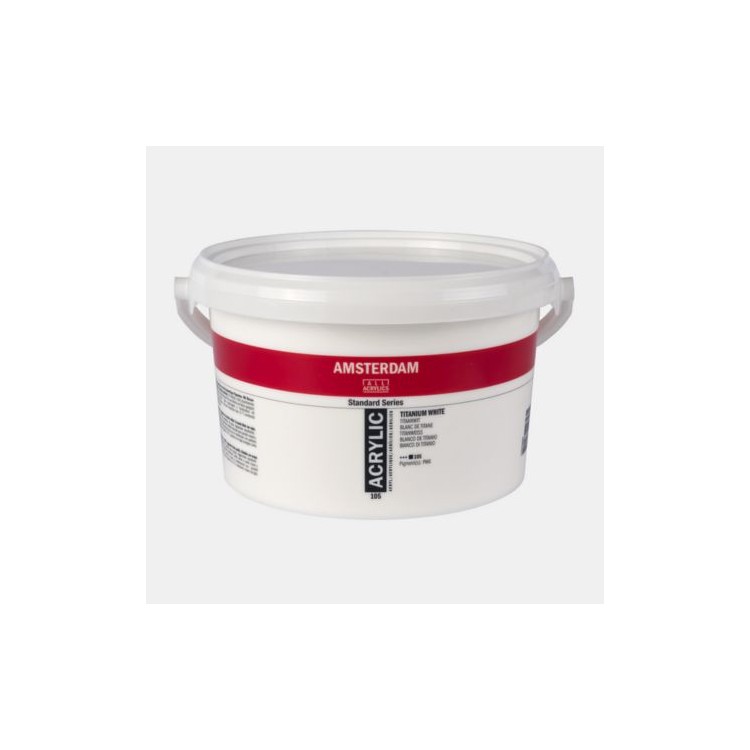 Peinture Acrylique Amsterdam Standard 2,5L blanc de titane