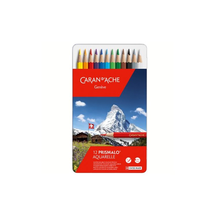 Crayons de couleurs aquarellables Prismalo Caran d'Ache
