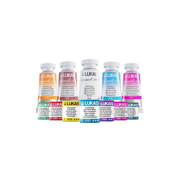 Aquarelle Fine 1862 en 1/2 godet - Lukas Aquarelle Fine 1862 - Lukas