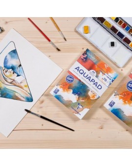 AQUAPAD - Bloc Papier Aquarelle 300g Clairefontaine