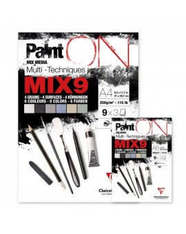 Bloc Paint On Mix 50F 250g - CLAIREFONTAINE