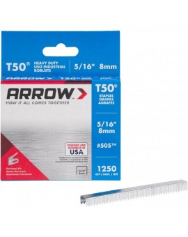 Arrow - Boîte de 1250 Agrafes pour Agrafeuse T50