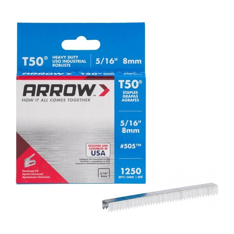 Arrow - Boîte de 1250 Agrafes pour Agrafeuse T50