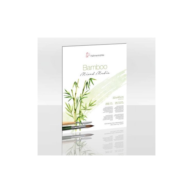 Bloc papier naturel Bamboo 290g - 25 Feuilles - HANHEMUHLE