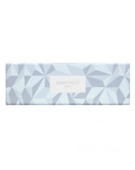 Coffret carton 9 crayons aquarellables bi-color - Caran d'Ache