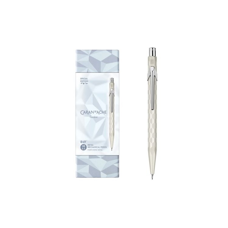 Porte-Mine 05mm Blanc Givré - Caran d'Ache