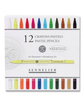 Coffret carton crayons pastel extra-fins - Sennelier