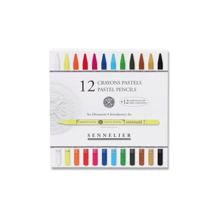 Coffret carton crayons pastel extra-fins - Sennelier
