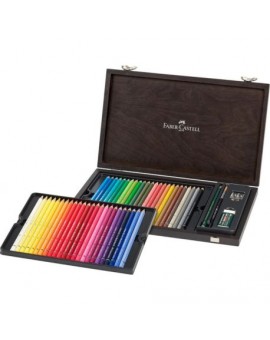 FABER CASTELL - Coffret Bois 48 Crayons Aquarellables Albrecht Durer