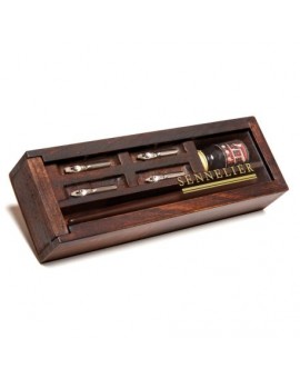 Coffret Bois Encre de Chine + accessoires - SENNELIER