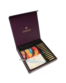 Coffret magnétique 12 pastels à l'Huile Sennelier