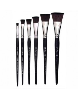 Brosse plate, fibre synthétique, manche court, série 915 - SOFTAQUA by RAPHAEL