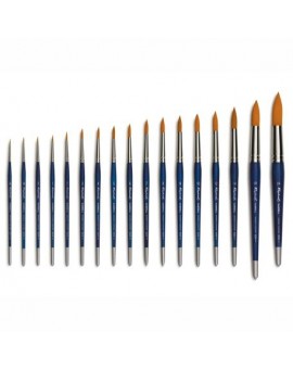 Brosse ronde, fibre synthétique, manche court, série 8204 Kaërell - RAPHAEL