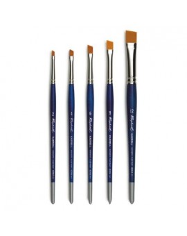 Brosse biseautée, fibre synthétique, manche court, série 8264 Kaërell - RAPHAEL