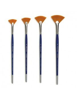 Brosse éventail, fibre synthétique, manche court, série 8274 Kaërell - RAPHAEL
