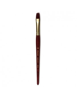 Brosse plate, fibre synthétique cambrée, manche court, série 8530 Sépia Déco - RAPHAEL