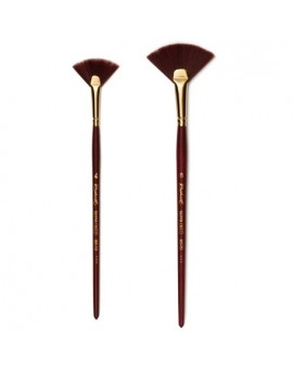 Brosse éventail, fibre synthétique cambrée, série 8570 Sépia Déco - RAPHAEL