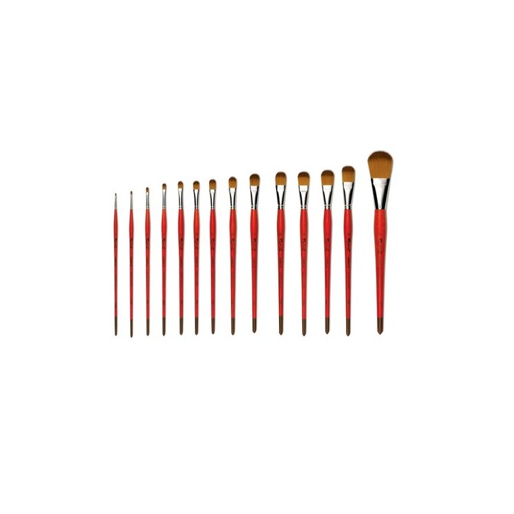 Brosse usée-bombée, fibre synthétique, série 8792 Kaërell S - RAPHAEL