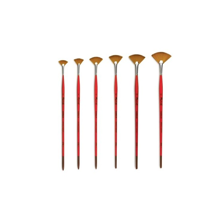 Brosse éventail, fibre synthétique, manche long, série 8795 Kaërell S - RAPHAEL