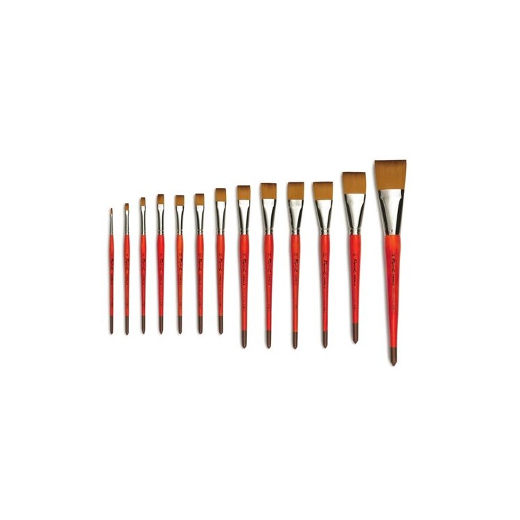 Brosse plate, polyamide, manche court, série 8796 Kaërell S - RAPHAEL