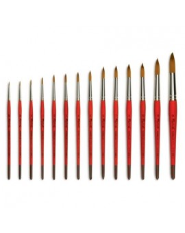 Brosse ronde, fibre synthétique, manche court, Série 8394 Kaërell - RAPHAEL