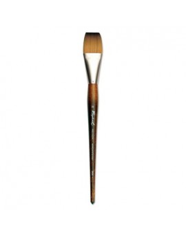 Brosse plate, fibre synthétique, imitation Martre, manche long, série 8930 - RAPHAEL