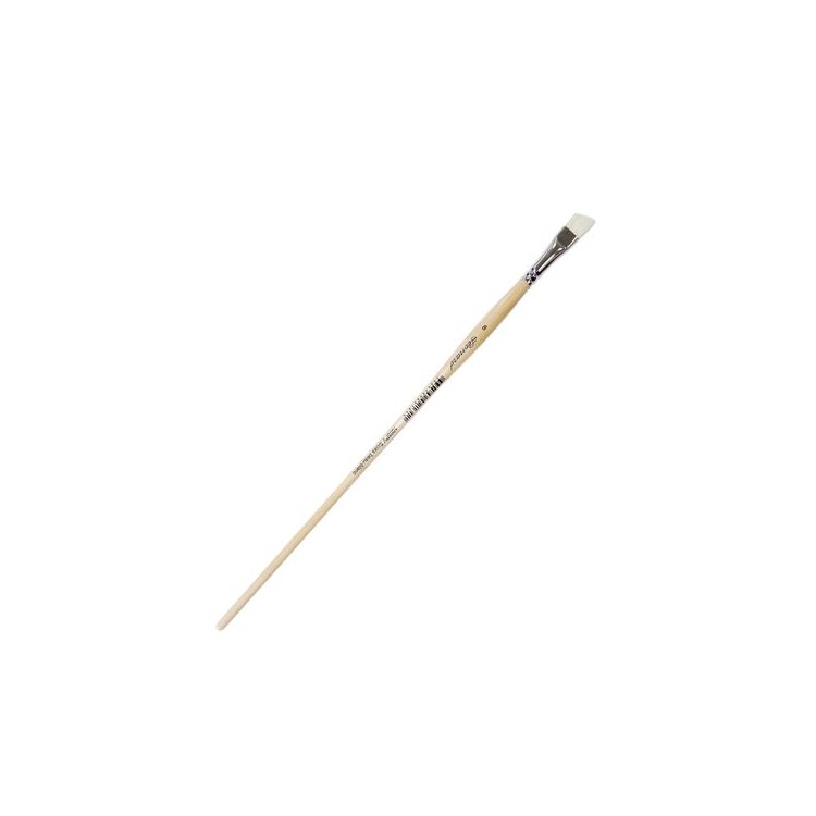 Brosse biseautée, pour fileur, soie beau-blanc, série 1005PV - LEONARD