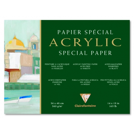 Bloc Acrylique 10F 360g