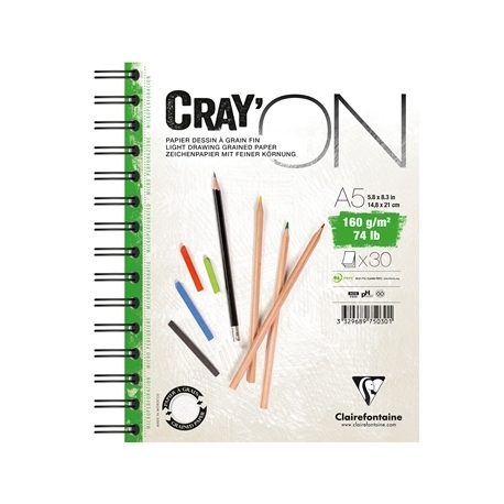 Bloc Cray\'ON Spiralé 30F 160g