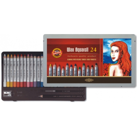 Boite Crayons Wax Aquarellable