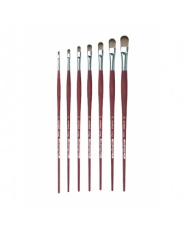 Pinceau usé bombé, fibres synthétiques, série 8750 COLLEGE Da Vinci