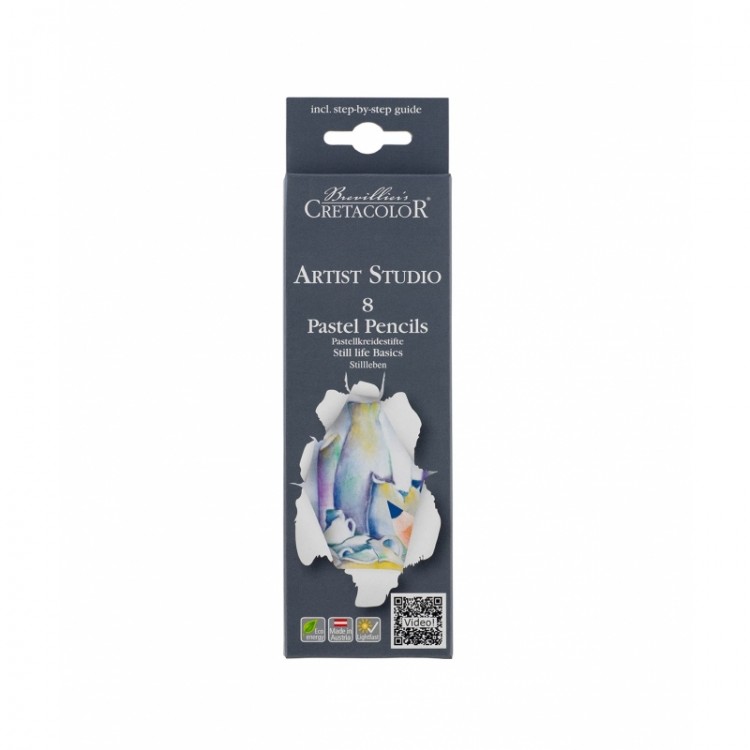 Etui 8 Crayon Pastel Artist Studio Line