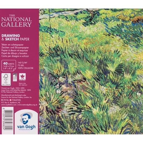 Papier Esquisse Van Gogh The National Gallery 40 feuilles, 160g
