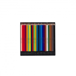 Crayon de couleurs Bruynzeel boite métal bleu