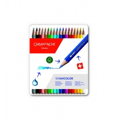 Crayon de couleur Fancolor Caran d\'Ache Boîte métal