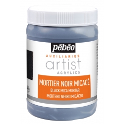 Mortier acrylique Noir Micacé 250 ml