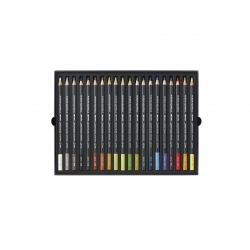 Crayon de couleur Aquarellable Museum Caran d\'Ache assortiment 20 crayons - Paysage