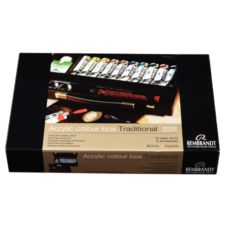 Coffret Acrylique Rembrandt Traditionnel