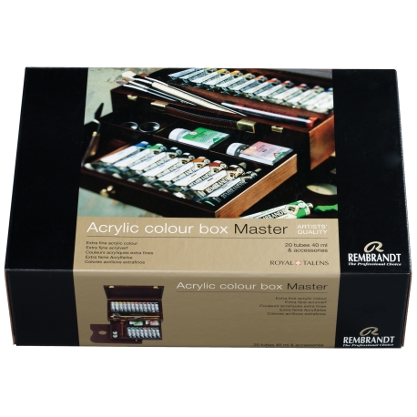 Coffret Acrylique Rembrandt Master