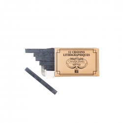 Lefranc Bourgeois - Charbonnel Boite de 12 Crayons Lithographie n°1