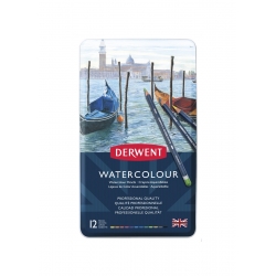 DERWENT - WATERCOLOUR - boîte crayons de couleur aquarellables