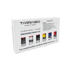 Tarrago - Starter Pack Peinture Sneakers 5 x 25 ml + Nettoyant