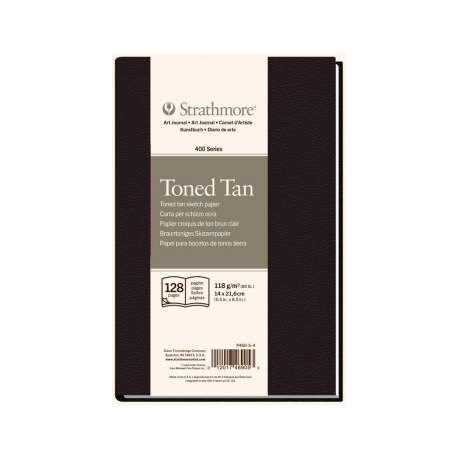 STRATHMORE - S400 Travel Book Toned Tan 118g 64F