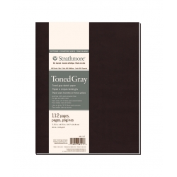 STRATHMORE - S400 Toned Gray Tan Bloc Croquis Collé 89g 56F