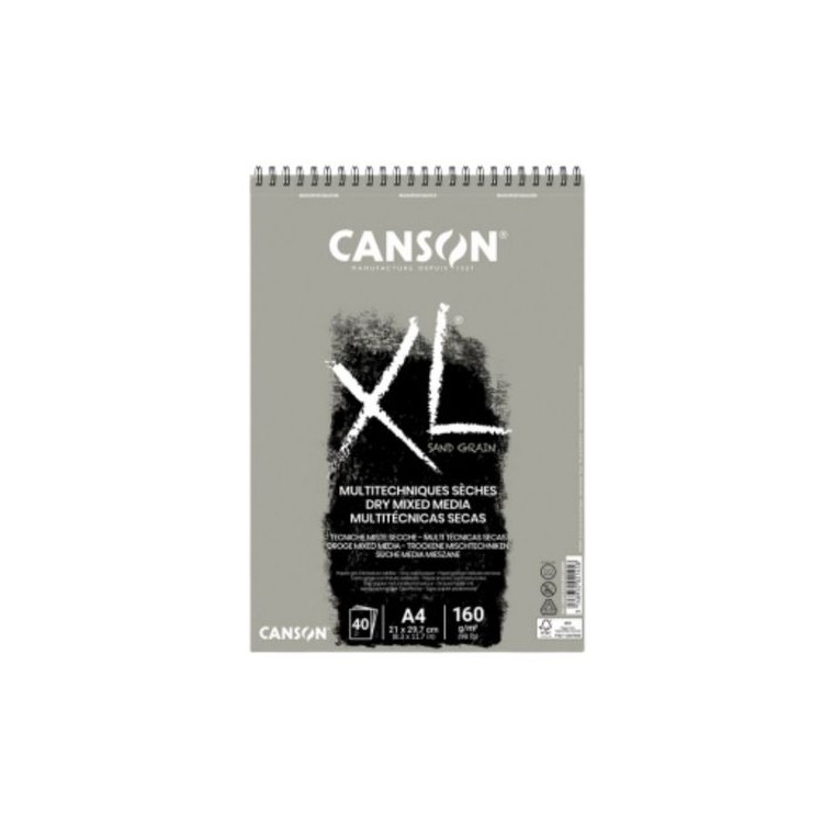 Canson - Bloc XL®  Grain Gris 40F 160g