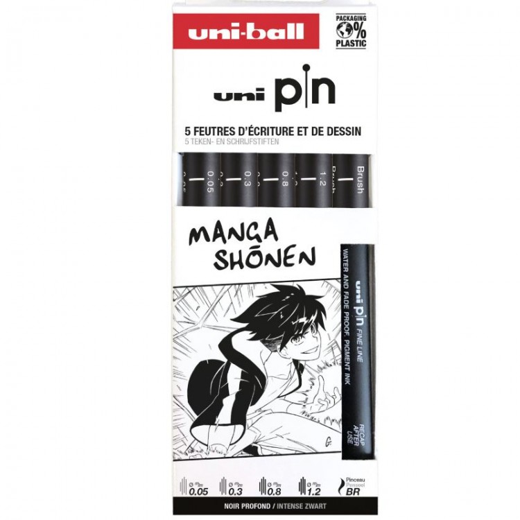 uni-pin-pochette-thème-manga-shonen
