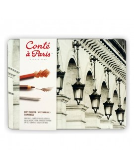 CONTE A PARIS - Assortiment de craies et de crayons d'art