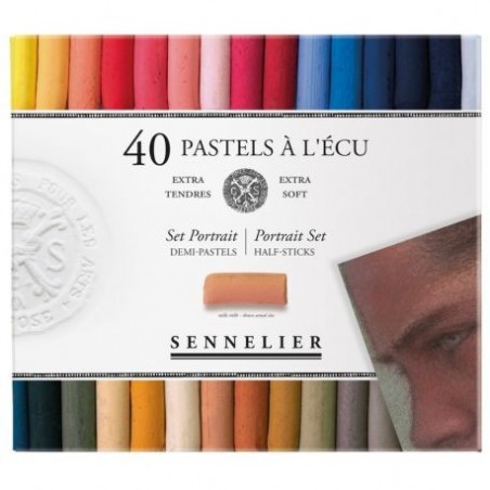 40 Demi-pastels Tendres Sennelier - Qualité Artiste Pigments Purs